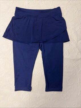 Lands End Skirted swim Leggings M